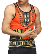 Retro Ethnic Floral Print Men Vest
