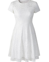 Hallow Out Lace Female Slim Dress