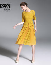 Chiffon Splicing Dress