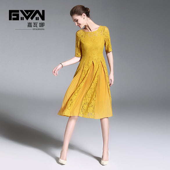 Chiffon Splicing Dress