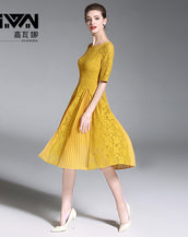 Chiffon Splicing Dress