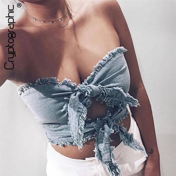 Strapless Off shoulder Tube Women Tops