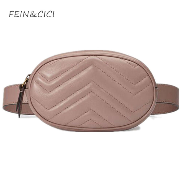 Belt Waist Leather Bag