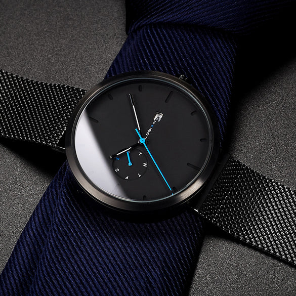 Blue Point Quartz Men Watches