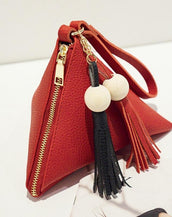 Mini Triangle Women Clutch Purse