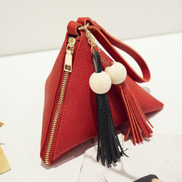 Mini Triangle Women Clutch Purse