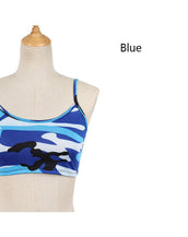 Camouflage Short Sleeves Cotton Women T-shirt