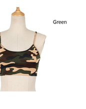 Camouflage Short Sleeves Cotton Women T-shirt