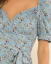 Daisy PrintWide Leg Jumpsuit