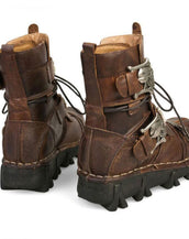 Cowhide Military Combat Men Boots