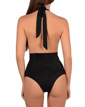 Floral Lace-up Women Swimwear