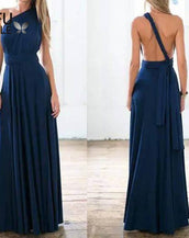 Multiway Wrap Convertible Women Long Dress