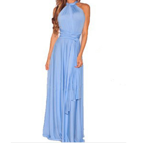 Long Multiway Wrap Women Dress