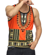 Retro Ethnic Floral Print Men Vest
