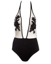 Floral Lace-up Women Swimwear